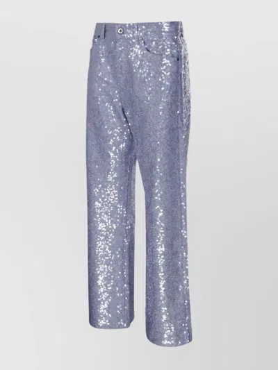P.a.r.o.s.h Parosh Straight-leg Jeans With Sequin Detailing