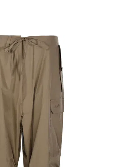 P.a.r.o.s.h Cargo Trousers With Adjustable Hem And Drawstring Waist