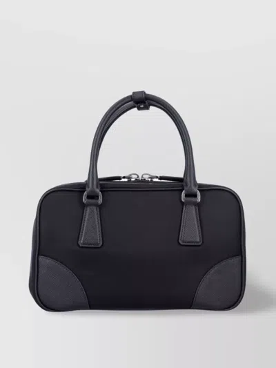 Prada Re-edition 1978 Embellished Two-handle Bags In Black