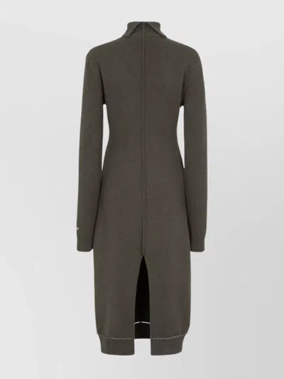 Fendi Michael Michael Kors Cotton Popeline Midi Dress In Black