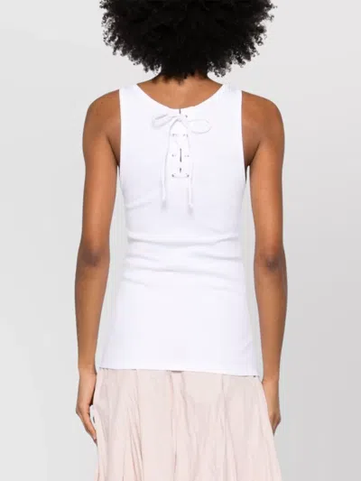 Prada Tank Top In White