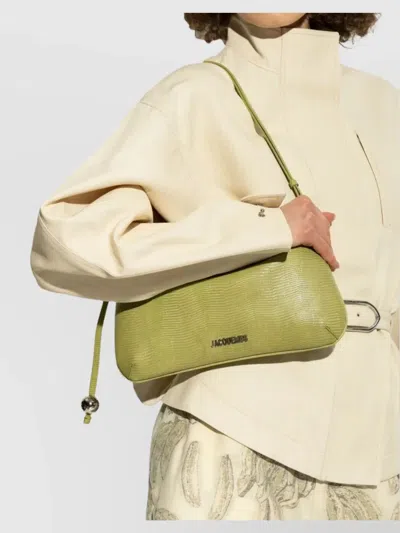 Jacquemus Le Bisou En Cuir In Green