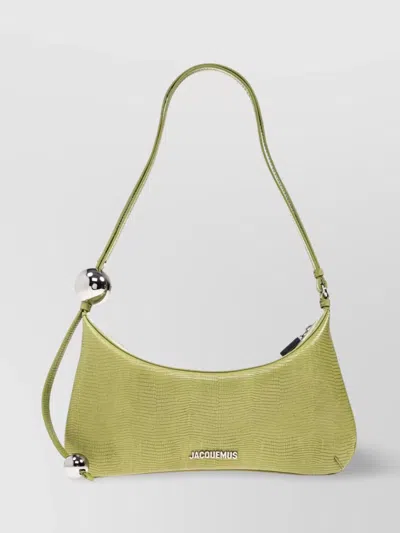 Jacquemus Le Bisou En Cuir In Green