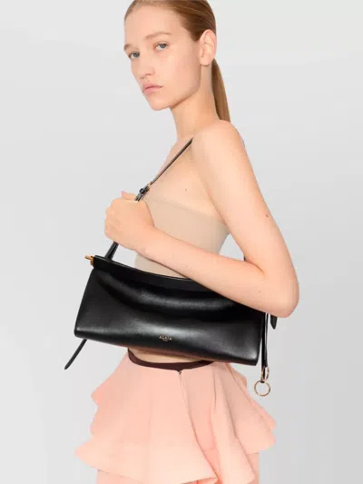 Alaïa Alaia Goatleather Shoulder Bag In Black