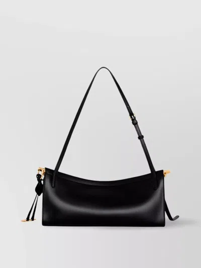Alaïa Alaia Goatleather Shoulder Bag In Black