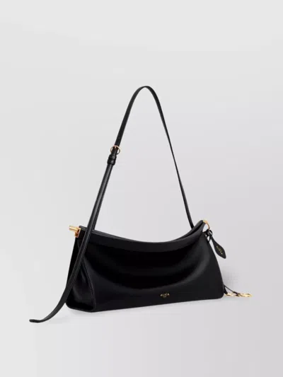 Alaïa Alaia Goatleather Shoulder Bag In Black