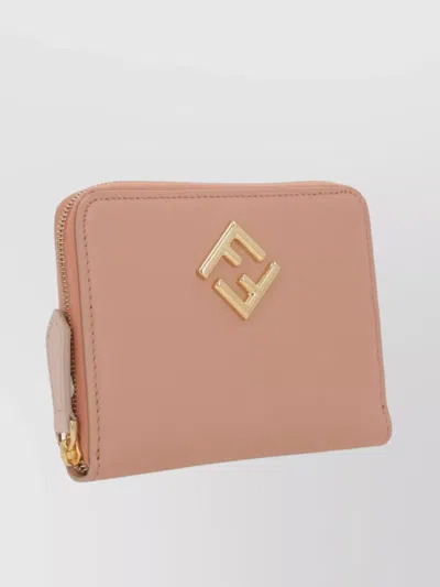 Fendi Women's Ff Diamonds Wallet In Pink
