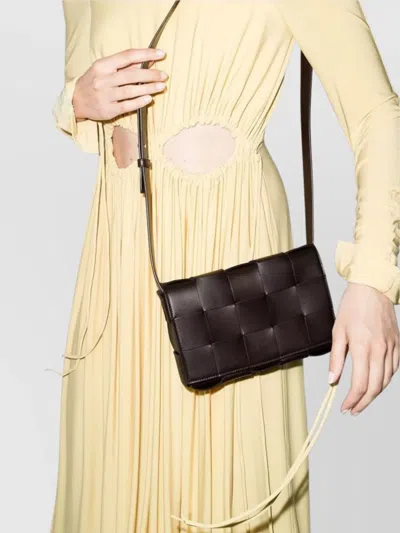 Bottega Veneta Dark Brown Cassette Crossbody Bag