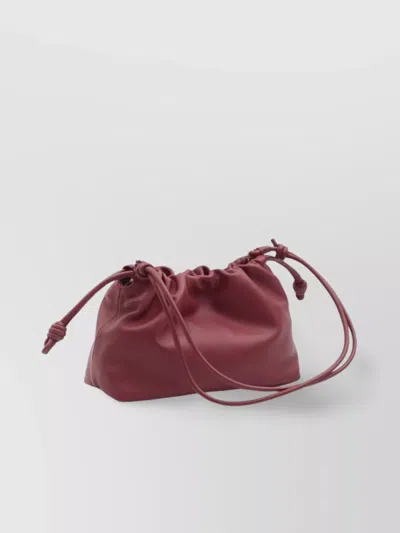 Loewe Medium Flamenco Purse In Burgundy
