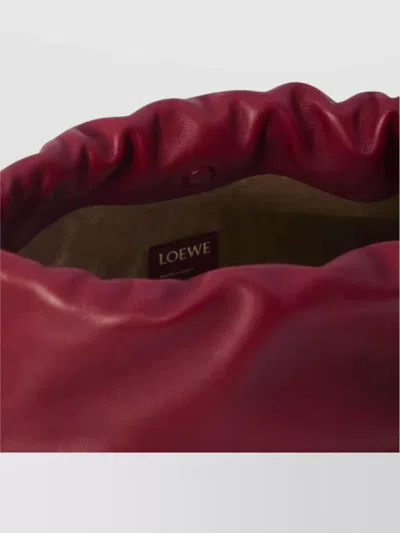 Loewe Medium Flamenco Purse In Burgundy