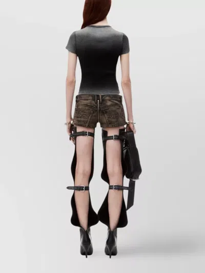 Alexander Wang Rhinestone Logo T-shirt