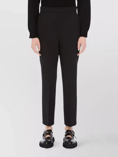 Max Mara Nepeta Ankle-length Trousers In Wool Crepe