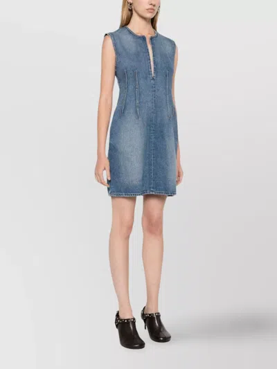 Stella Mccartney Sleeveless Mini Denim Dress