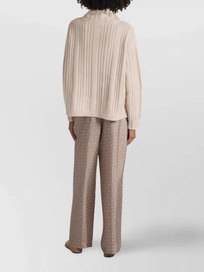Max Mara Vitalba Wool And Cashmere Polo-neck Jumper