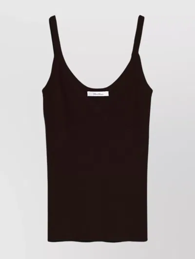 Max Mara Black Sleeveless Top