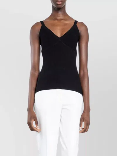 Max Mara Black Sleeveless Top
