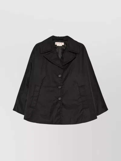 Marni Sleeveless Cape Coat