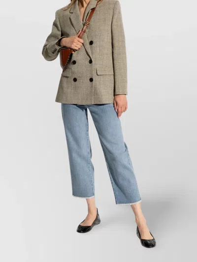 Isabel Marant Logo-plaque Leather Ballerina Shoes In Black