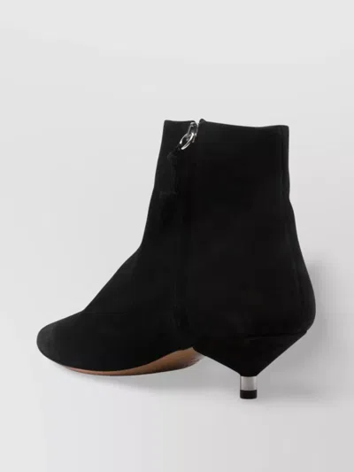 Isabel Marant Leopard-print Suede Ankle Boots With Low Heel