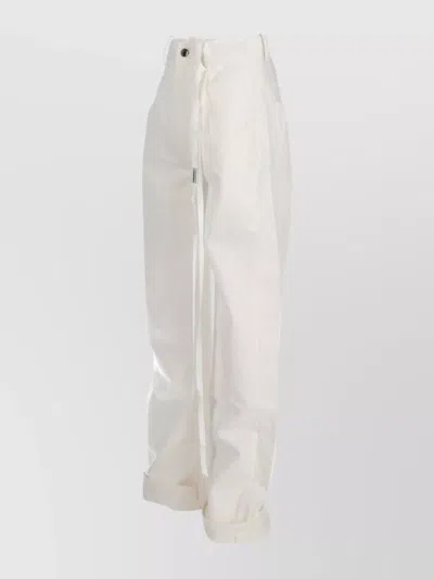 Ann Demeulemeester White Claire 5-pockets Comfort Trousers