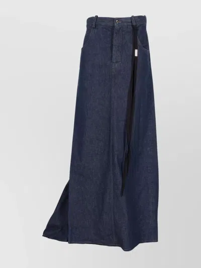 Ann Demeulemeester Comfort Skirt With 5 Pockets And Front Slit