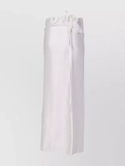 Ann Demeulemeester Long Draped High Waist Maxi Skirt