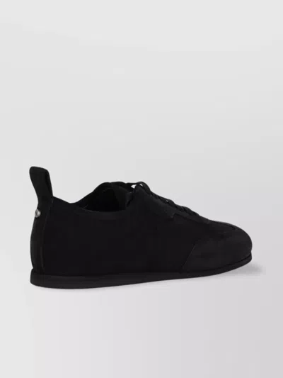 Ann Demeulemeester Suede Finish Sneakers Rubber Sole