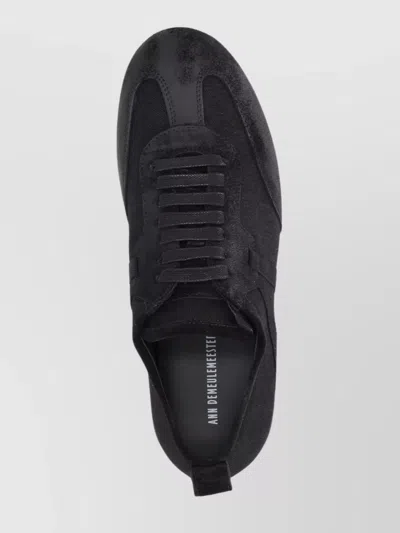 Ann Demeulemeester Suede Finish Sneakers Rubber Sole