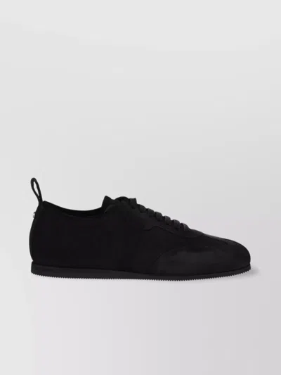 Ann Demeulemeester Suede Finish Sneakers Rubber Sole