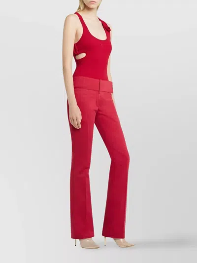 Courrèges Bootcut Belted Pants