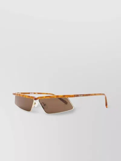 Attico Aria Cat Eye Sunglasses With Tortoiseshell Frame