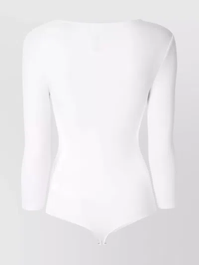 Wolford Tokio Thong Bodysuit In White
