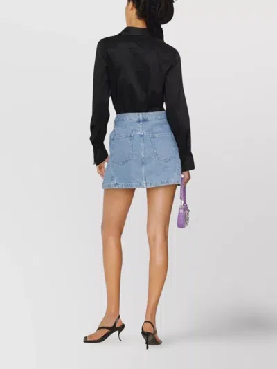 Wolford London Buttoned Cuffs Long-sleeved Body In Black