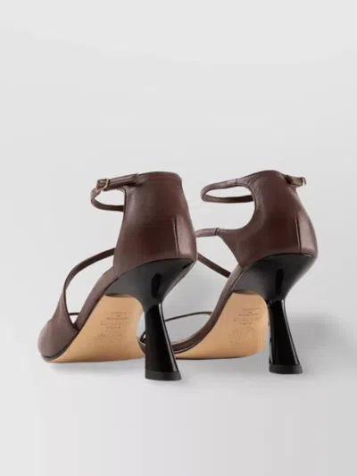 Souliers Martinez Dakota 70mm Leather Sandals
