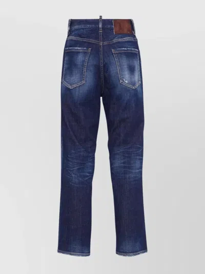 Dsquared2 Boston Basic Wash Straight-leg Jeans
