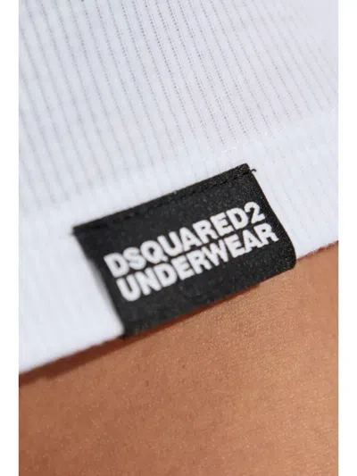 Dsquared2 Logo Patch Ribbed Tank Top