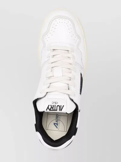 Autry Leather And Suede Sneakers In Multi