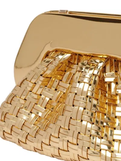 Themoirè Tia Weaved Laminated Clutch Bag