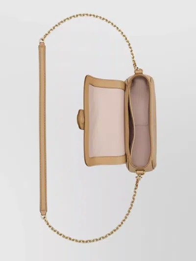 Marc Jacobs The Clover Camel Leather Shoulder Bag