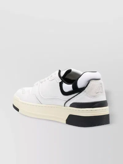 Autry White Lace-up Sneakers