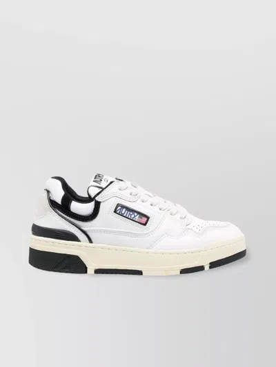Autry White Lace-up Sneakers
