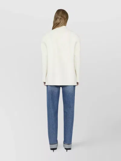 Anine Bing Oversized Wool-cashmere Blazer With Notched Collar