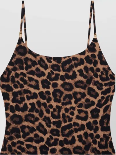 Anine Bing Leopard-print Bodysuit