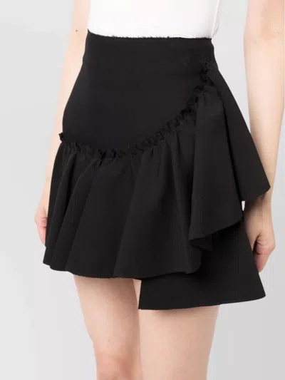 Msgm Ruffle-detailing High-waist Skirt