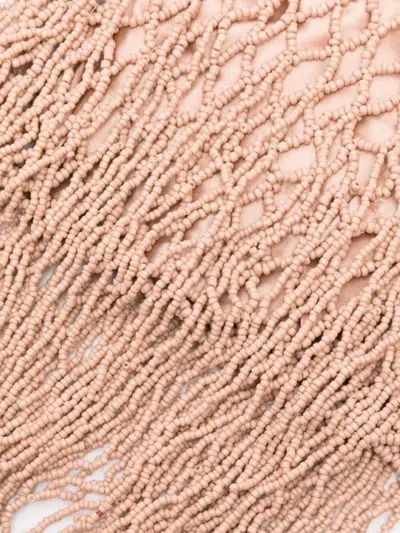 P.a.r.o.s.h Beaded Fringed Shoulder Bag