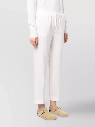 P.a.r.o.s.h Tapered Drawstring Trousers With Rear Flap Pockets