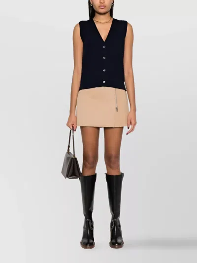 P.a.r.o.s.h Sleeveless Wool Blend Knit Vest