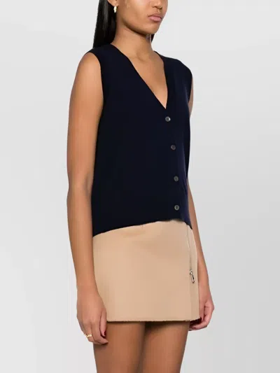 P.a.r.o.s.h Sleeveless Wool Blend Knit Vest