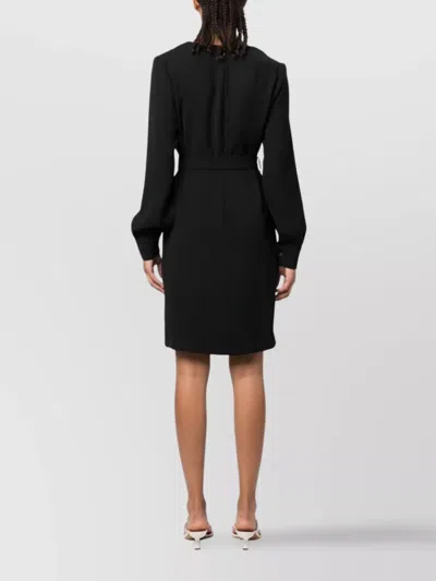 P.a.r.o.s.h Belted V-neck Above-knee Minidress