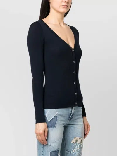 P.a.r.o.s.h Parosh Black Wool Cardigan